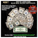 1x 1923 $1 Large Size Silver Certificate Grades AU