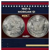 1921-s Morgan Dollar $1 Grades ms62+