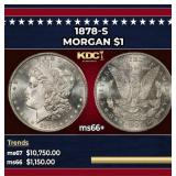 1878-s Morgan Dollar $1 ms66+ SEGS
