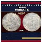 1902-o Morgan Dollar $1 Grades ms62
