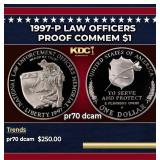 1997-P Law Officers Proof Modern Commem Dollar $1