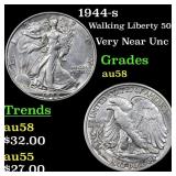 1944-s Walking Liberty Half Dollar 50c Grades Choi
