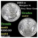 1885-o Morgan Dollar $1 Grades Choice+ Unc
