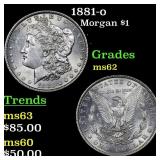 1881-o Morgan Dollar $1 Grades Select Unc
