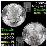 1882-o Morgan Dollar $1 Grades Select Unc+ PL