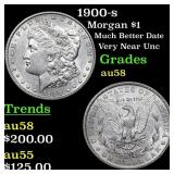 1900-s Morgan Dollar $1 Grades Choice AU/BU Slider