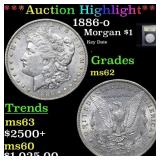***Auction Highlight*** 1886-o Morgan Dollar $1 Gr
