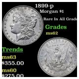 1899-p Morgan Dollar $1 Grades Select Unc