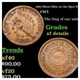 1863 Shoot Him on the Spot Dix Civil War Token 1c