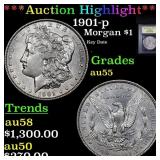 ***Auction Highlight*** 1901-p Morgan Dollar $1 Gr