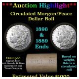 ***Auction Highlight*** Full Morgan/Peace silver d
