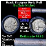 Buffalo Nickel Shotgun Roll in Old Bank Style 