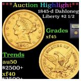 ***Auction Highlight*** 1845-d Dahlonega Gold Libe