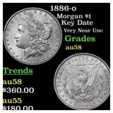 1886-o Morgan Dollar $1 Grades Choice AU/BU Slider