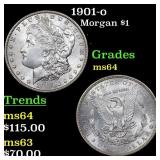 1901-o Morgan Dollar $1 Grades Choice Unc