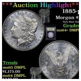 ***Auction Highlight*** 1885-p Morgan Dollar $1 Gr