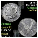 1878-s Morgan Dollar $1 Grades Select Unc PL