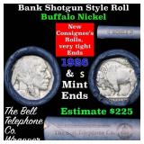 Buffalo Nickel Shotgun Roll in Old Bank Style 