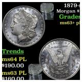 1879-s Morgan Dollar $1 Grades Select Unc+ PL
