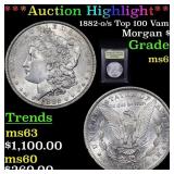 ***Auction Highlight*** 1882-o/s Top 100 Vam 5 Mor