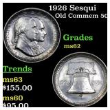 1926 Sesqui Old Commem Half Dollar 50c Grades Sele