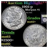 ***Auction Highlight*** 1901-p Morgan Dollar $1 Gr