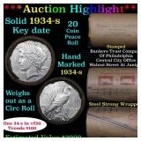 ***Auction Highlight*** Full solid Key date 1934-s