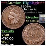 ***Auction Highlight*** 1909-s Indian Cent 1c Grad