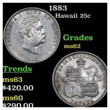 1883 Old Commem Quarter Dollar 25c Grades Select U