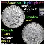 ***Auction Highlight*** 1897-o Morgan Dollar $1 Gr