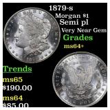 1879-s Morgan Dollar $1 Grades Choice+ Unc