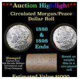 ***Auction Highlight*** Full Morgan/Peace silver d