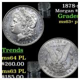 1878-s Morgan Dollar $1 Grades Select Unc+ PL