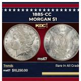 1885-cc Morgan Dollar $1 ms67 SEGS