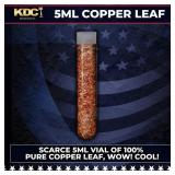 Scarce 5ml Vial of 100% Pure Copper Leaf. Wow! Coo