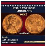 1936-s Lincoln Cent TOP POP! 1c ms67+ rd SEGS