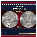 1900-p Morgan Dollar $1 Grades ms65