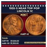 1935-s Lincoln Cent Near Top Pop 1c ms67 rd SEGS