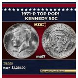 1971-p Kennedy Half Dollar TOP POP! 50c ms67 SEGS