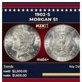 1902-s Morgan Dollar $1 ms64+ SEGS