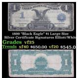 1899 $1 large size Silver Certificate "Black Eagle