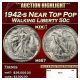 1942-s Walking Liberty Half Dollar Near Top Pop 50