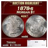 1878-s Morgan Dollar $1 ms66 SEGS