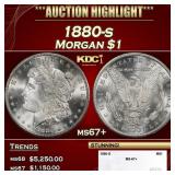 1880-s Morgan Dollar $1 ms67+ SEGS