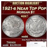 1921-s Morgan Dollar Near Top Pop! $1 ms66 SEGS