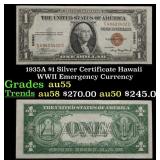 1935A $1 Silver Certificate Hawaii WWII Emergency