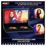 2 Coin Superman & Louis Lane, James Gunn Gold Plat
