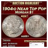 1904-o Morgan Dollar Near Top Pop $1 ms66+ SEGS