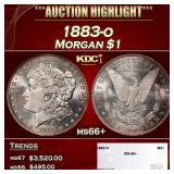 1883-o Morgan Dollar $1 ms66+ SEGS