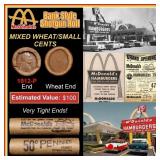 Lincoln Wheat Cent 1c Mixed Roll Orig Brandt McDon